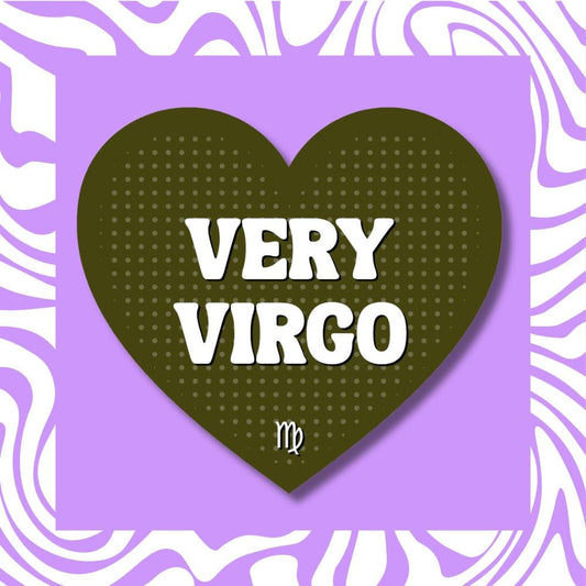 Very Virgo Sticker - Zodiac Horoscope Astrology Earth Sign Decal