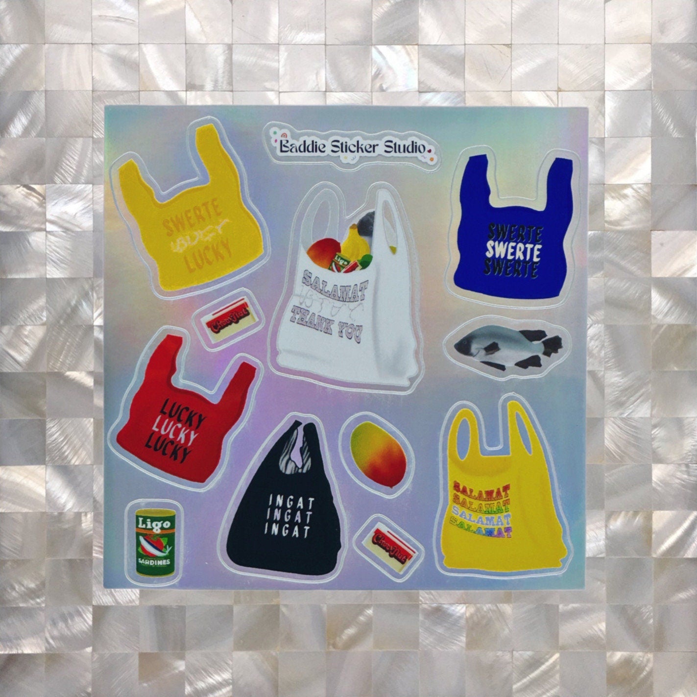 Grocery Bag - Sticker Sheet