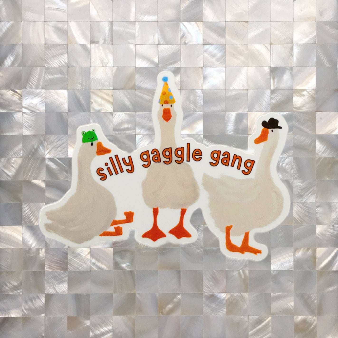 Silly Gaggle Gang - Sticker