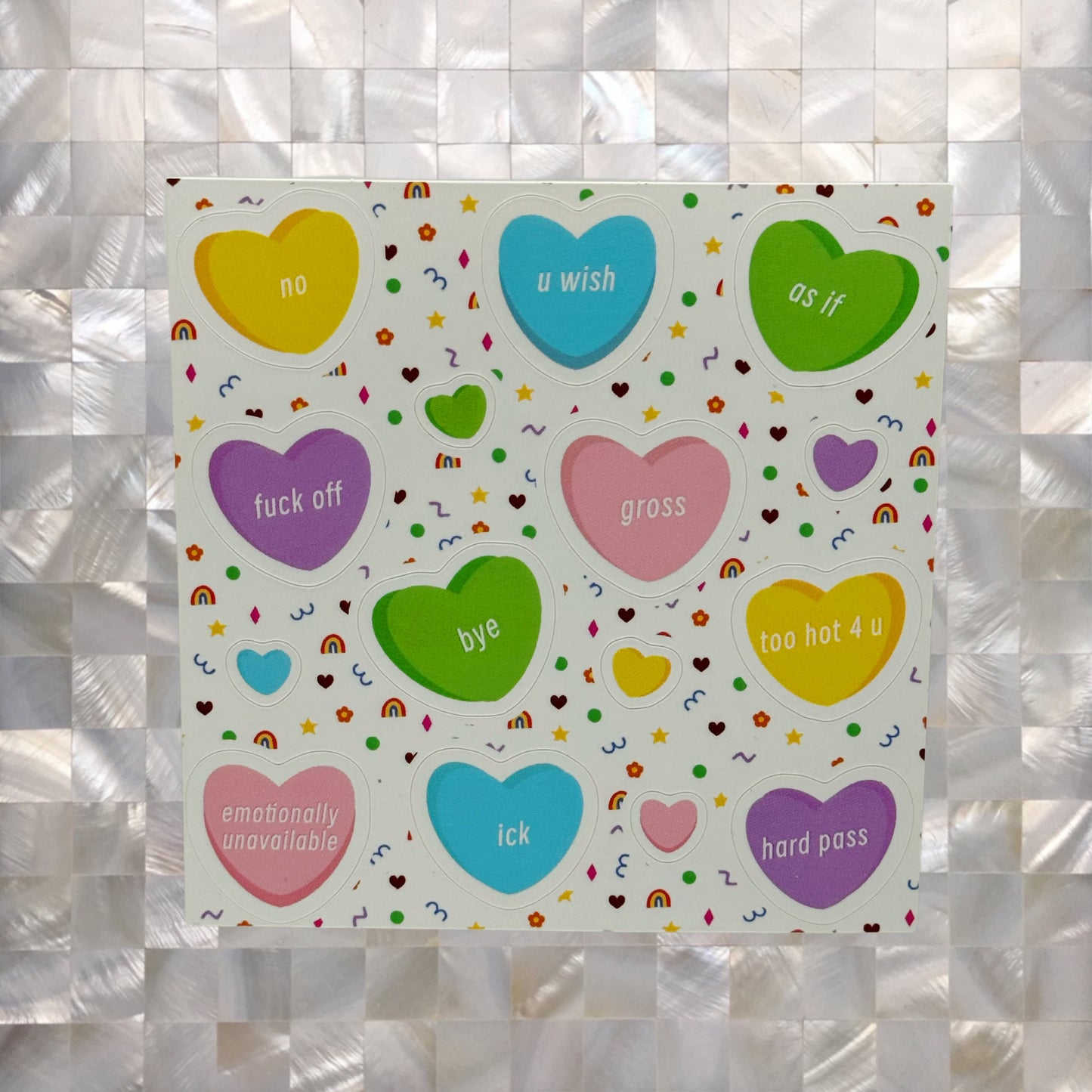 Heart Candy - Sticker Sheet