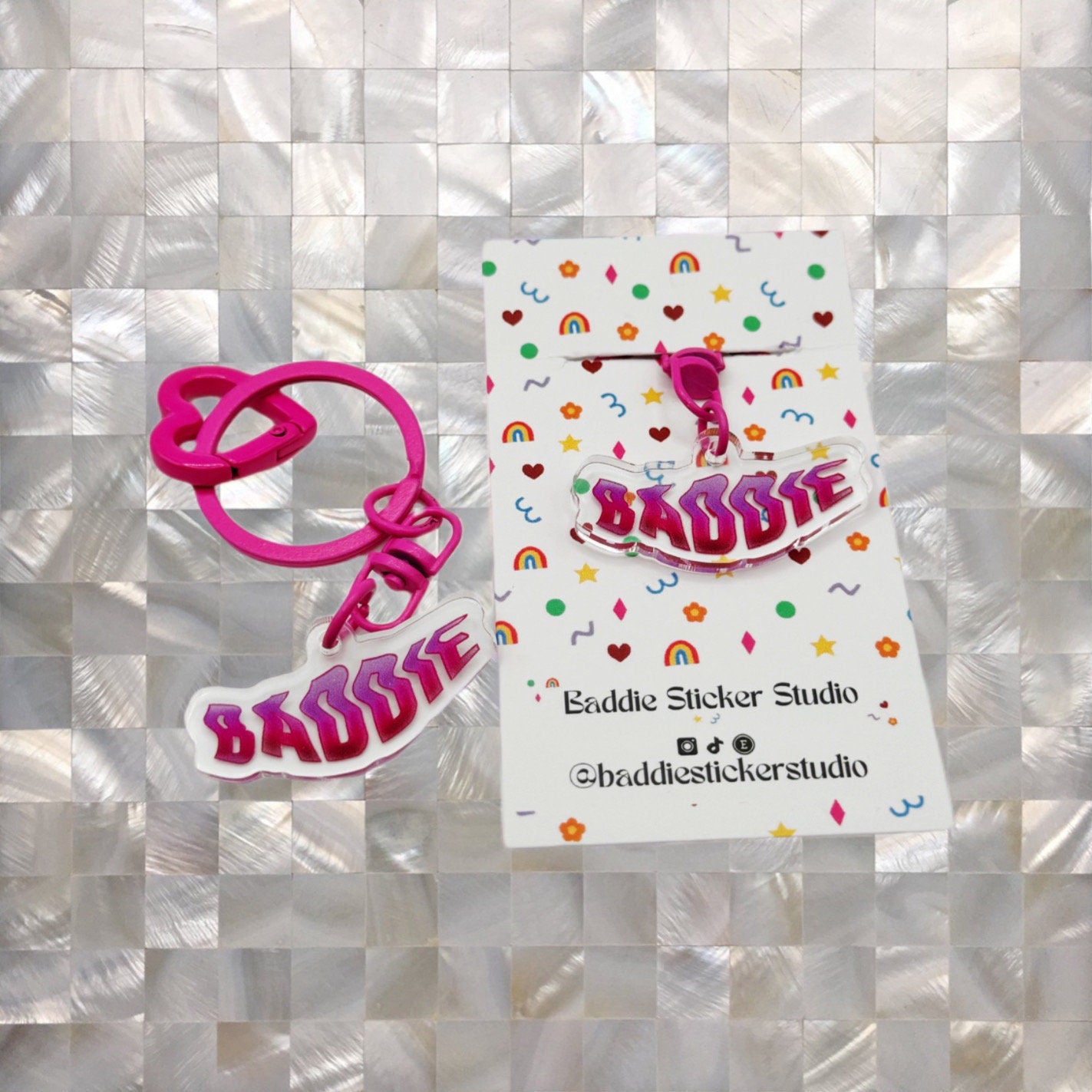 Baddie Keychain - Keychain